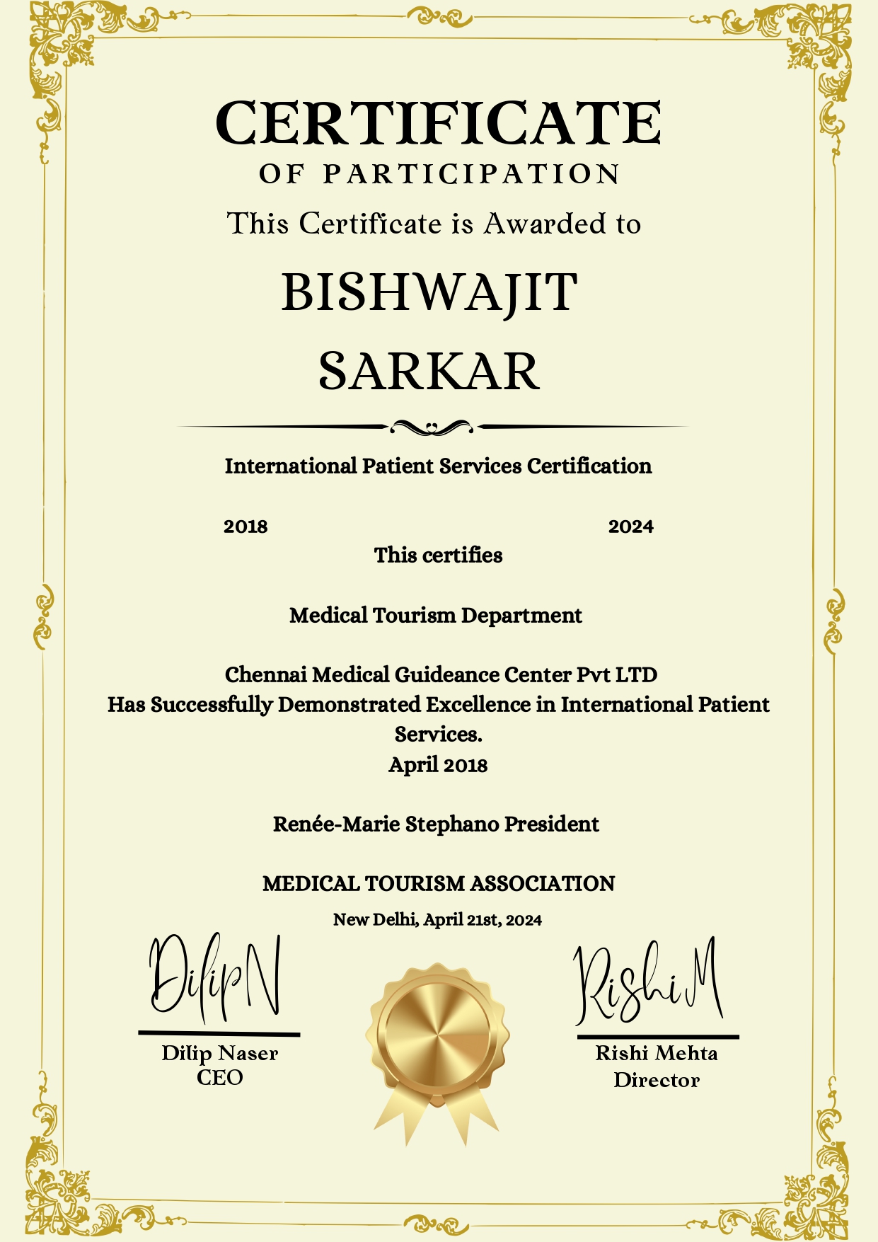 Medical Tourism Specialist Certificate